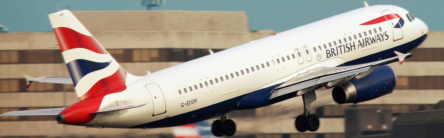 Photo: plane taking off at Manchester airport